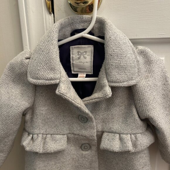 Gymboree 6-12 Month Girls Grey with Metallic Silver Threading - Picture 6 of 7